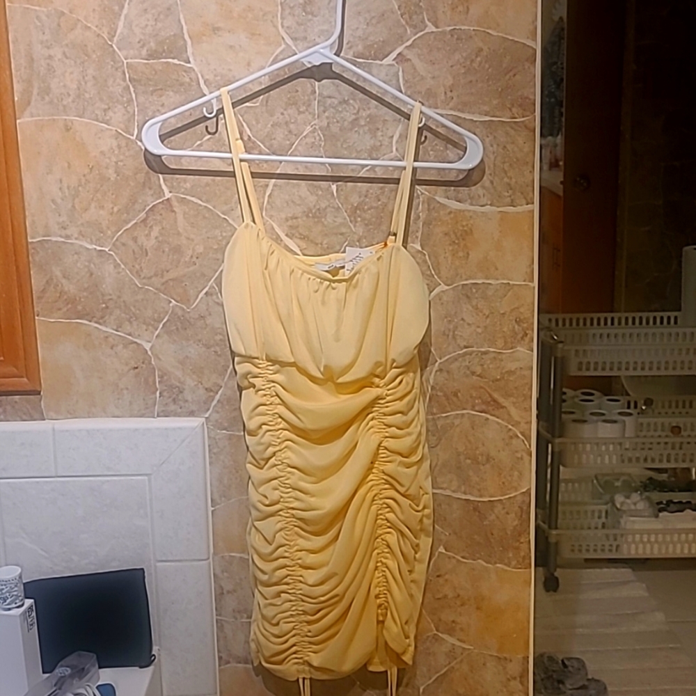 Yellow mini dress by Blashe